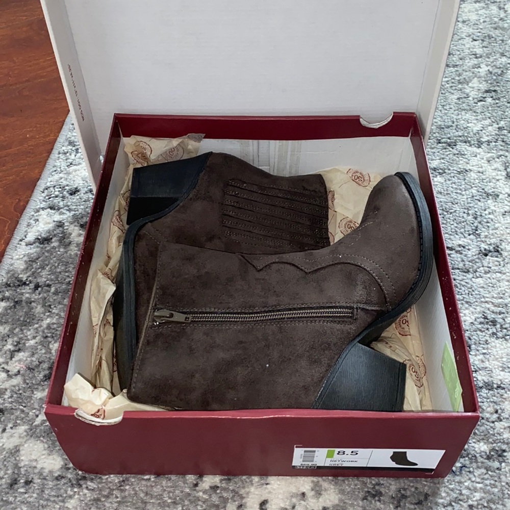 New, never worn - cowboy booties